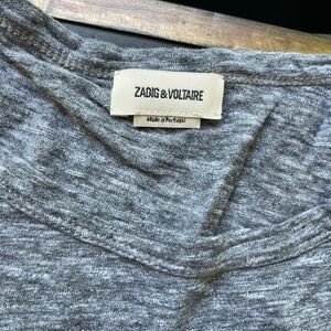 Zadig & Voltaire long sleeve "ROCK" tee